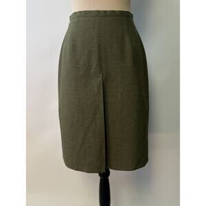 Vintage 80s/90s Steilmann pencil skirt Made in Germany sample piece Sz 6 Green